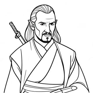 Qui Gon Jinn Målarbilder