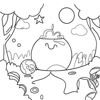 Colorful Worlds Within Worlds Scene Coloring Page 70765-56031