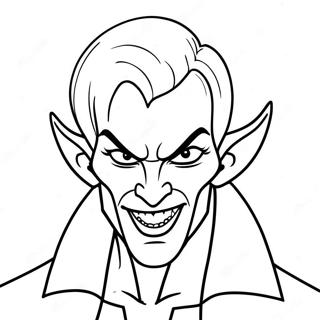 Demon Vampire Coloring Page 71204-56360