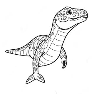 Mosasaurus Målarbild 7160-5706