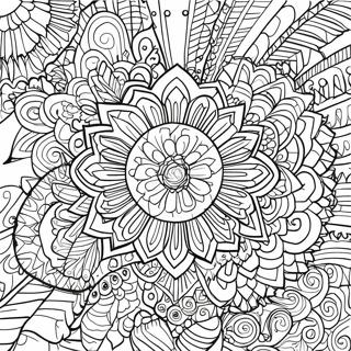 Colorful Believe In Yourself Mandala Coloring Page 71715-56784