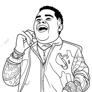 Kevin Gates Kolorowanki