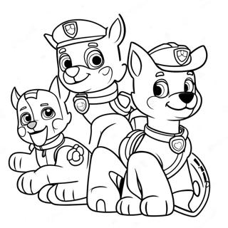 Paw Patrol Moto Welpen Ausmalbild 72394-57304