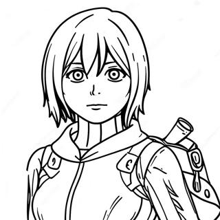 Mikasa Ackerman Målarbok 73344-58066