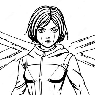 Mikasa Ackerman Målarbok 73344-58067