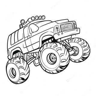 Bigfoot Monster Truck Ausmalbild 73534-58226