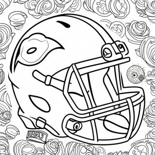 Page À Colorier Casques D'équipe Nfl Colorés 8361-6655