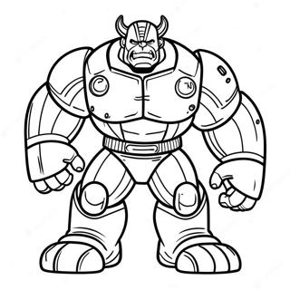 Hulk Buster Ausmalbilder