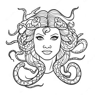 Medusa Pagine Da Colorare