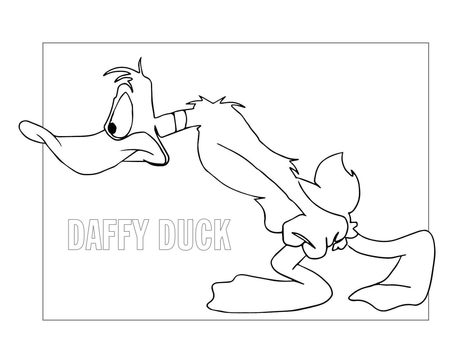 Daffy Duck Coloring Pages