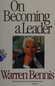 Cover of: On becoming a leader