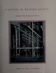 Cover of: A history of Western society