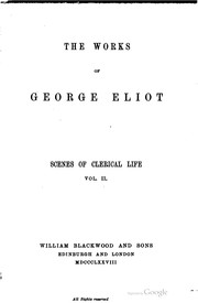 Cover of: The works of George Eliot ...