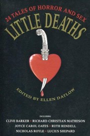 Cover of: Little deaths: 24 tales of sex and horror