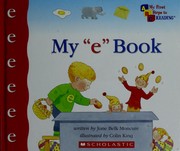 Cover of: My "e" book