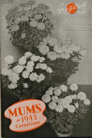 Cover of: Mums for 1943, carnations