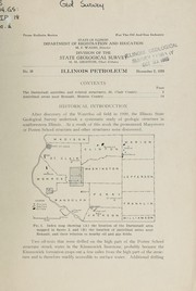 Cover of: The Darmstadt anticline and related structures, St. Clair County