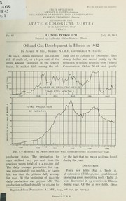 Cover of: Oil and gas development in Illinois in 1942