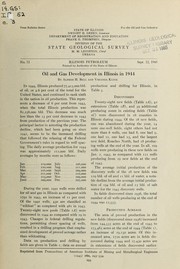 Cover of: Oil and gas development in Illinois in 1944