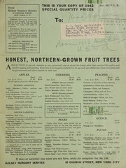 Cover of: 1942 Special quantity prices