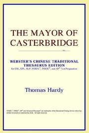 The Mayor of Casterbridge by Thomas Hardy