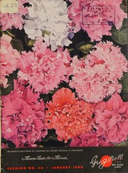 Cover of: Flower seeds for florists: January 1948