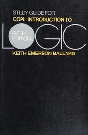 Cover of: Introduction to logic