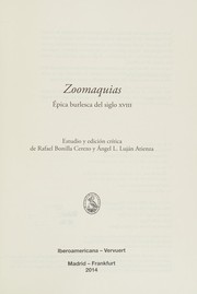 Cover of: Zoomaquias: épica Burlesca Del Siglo XVIII