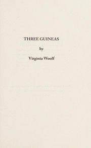 Cover of: Three Guineas