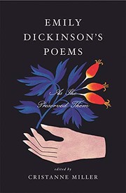 Cover of: Emily Dickinson's poems: as she preserved them