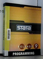 Cover of: Programming Stata 9 (STATA RELEASE 9)