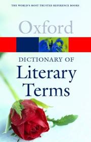 The Concise Oxford Dictionary of Literary Terms by Chris Baldick