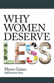 Cover of: Why Women Deserve Less