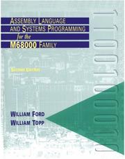 Cover of: Assembly Language and Systems Programming for the M68000 Family by Ford, William., William Topp, Ford, William., William Topp