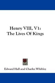 Cover of: Henry VIII, V1: The Lives Of Kings