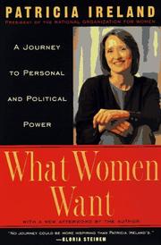 Cover of: What Women Want: A Journey to Personal and Political Power