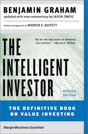 The Intelligent Investor by Benjamin Graham