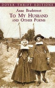 Cover of: To my husband and other poems