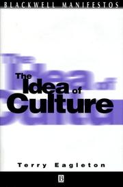 Cover of: Idea of Culture (Blackwell Manifestos)