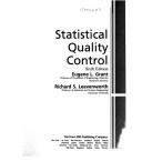 Cover of: Statistical quality control by Eugene Lodewick Grant, Eugene Lodewick Grant