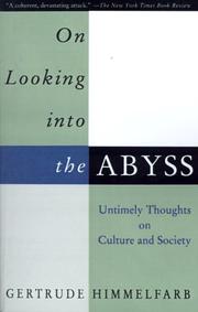 Cover of: On Looking Into the Abyss by Gertrude Himmelfarb