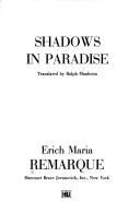 Schatten im Paradies by Erich Maria Remarque