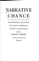 Cover of: Narrative Chance: Postmodern Discourse on Native American Indian Literatures