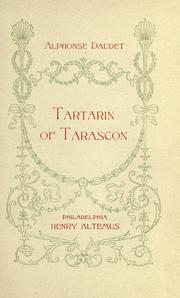 Cover of: Tartarin of Tarascon by Alphonse Daudet, Alphonse Daudet