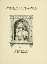 Cover of: The eve of St. Agnes