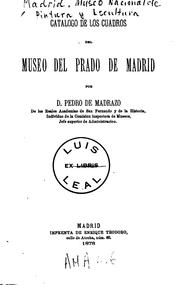 Cover of: Catʹalogo de los cuadros del Museo del Prado de Madrid