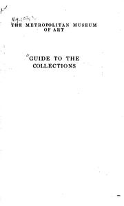 Cover of: Guide to the Collections