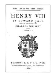 Cover of: Henry VIII