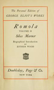 Cover of: Romola ... by George Eliot, George Eliot