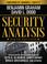 Cover of: Security Analysis